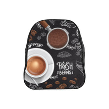 Load image into Gallery viewer, Coffee Crazy School Backpack (Model 1601)(Small)