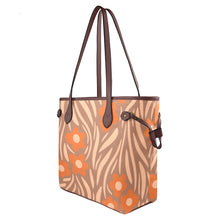 Load image into Gallery viewer, Peach Fuzz Cute Clover Canvas Tote Bag (Model 1661)