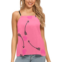 Load image into Gallery viewer, Arrow Heart Loose Fit Halter Neck Top (Model T68)