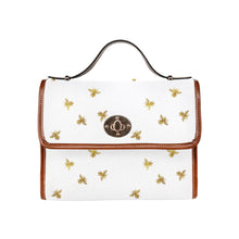 Load image into Gallery viewer, Golden Waterproof Canvas Bag-Brown (All Over Print) (Model 1641)