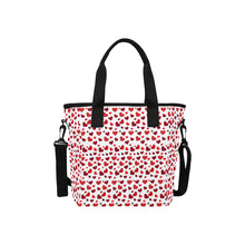 Load image into Gallery viewer, Hearts 2 Tote Bag with Shoulder Strap (Model 1724)