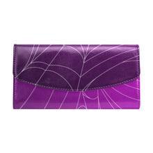Load image into Gallery viewer, Spider Webs Women's Flap Wallet (Model 1707)