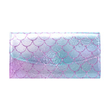Load image into Gallery viewer, sparkling mermaid Women's Flap Wallet (Model 1707)