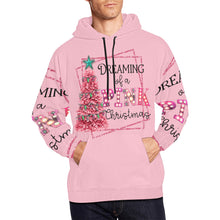 Load image into Gallery viewer, Pink Christmas 2 All Over Print Hoodie for unisex (USA Size) (Model H13)