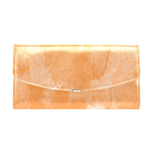 Load image into Gallery viewer, L Orange Distress Women's Flap Wallet (Model 1707)