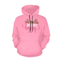 Load image into Gallery viewer, MochaMeHappy All Over Print Hoodie for Unisex (USA Size) (Model H13)