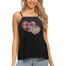 Load image into Gallery viewer, Two Hearts Loose Fit Halter Neck Top (Model T68)