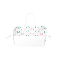 Load image into Gallery viewer, Horseshoe Clover Canvas Tote Bag (Model 1661)