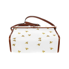 Load image into Gallery viewer, Golden Waterproof Canvas Bag-Brown (All Over Print) (Model 1641)