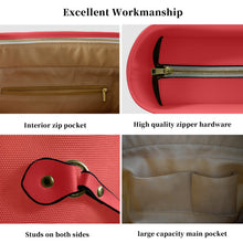 Load image into Gallery viewer, Worn Red Clover Canvas Tote Bag (Model 1661)