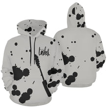 Load image into Gallery viewer, Lashes First All Over Print Hoodie for unisex (USA Size) (Model H13)