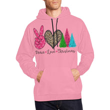Load image into Gallery viewer, Peace love more All Over Print Hoodie for unisex (USA Size) (Model H13)