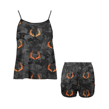 Load image into Gallery viewer, Deer Women's Spaghetti Strap Short Pajama Set