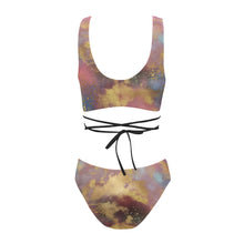 Load image into Gallery viewer, Watercolor Cross String Bikini Set (Model S29)