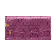 Load image into Gallery viewer, lovely bee 2 Women's Flap Wallet (Model 1707)