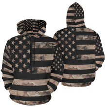 Load image into Gallery viewer, USA All Over Print Hoodie for Unisex  (USA Size) (Model H13)