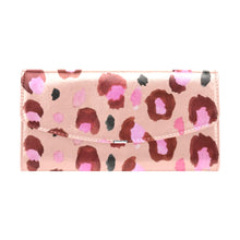 Load image into Gallery viewer, Pink Leapord Women's Flap Wallet (Model 1707)