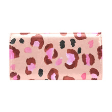 Load image into Gallery viewer, Pink Leapord Women's Flap Wallet (Model 1707)