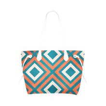 Load image into Gallery viewer, Squares Clover Canvas Tote Bag (Model 1661)