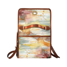 Load image into Gallery viewer, Watercolor Waterproof Canvas Bag-Brown (All Over Print) (Model 1641)