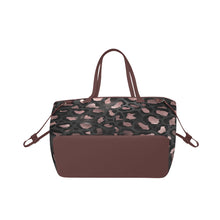 Load image into Gallery viewer, Leopard Dark Clover Canvas Tote Bag (Model 1661)