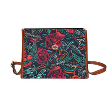 Load image into Gallery viewer, tattoo Waterproof Canvas Bag-Brown (All Over Print) (Model 1641)