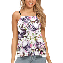 Load image into Gallery viewer, Skullz Floral Loose Fit Halter Neck Top (Model T68)