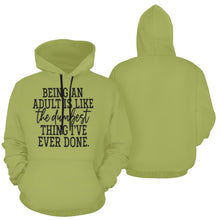Load image into Gallery viewer, Being An Adult All Over Print Hoodie Unisex (USA Size) (Model H13)