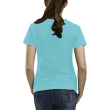 Load image into Gallery viewer, Cat Tub All Over Print T-Shirt for Women (USA Size) (Model T40)