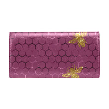 Load image into Gallery viewer, lovely bee 2 Women's Flap Wallet (Model 1707)