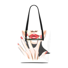 Load image into Gallery viewer, S0 Red Euramerican Tote Bag/Small (Model 1655)