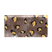 Load image into Gallery viewer, Animal Print Women's Flap Wallet (Model 1707)