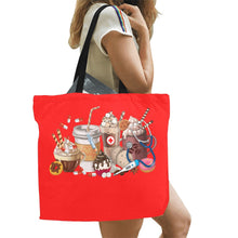 Load image into Gallery viewer, Nurses coffee and lattes All Over Print Canvas Tote Bag/Large (Model 1699)