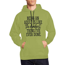 Load image into Gallery viewer, Being An Adult All Over Print Hoodie Unisex (USA Size) (Model H13)
