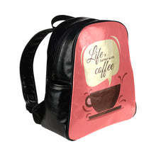 Load image into Gallery viewer, Life is Better With Coffee Backpack Multi-Pockets Backpack (Model 1636)