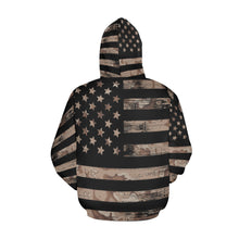 Load image into Gallery viewer, USA All Over Print Hoodie for Unisex  (USA Size) (Model H13)