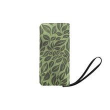 Load image into Gallery viewer, Green leaves Women's Clutch Purse (Model 1637)
