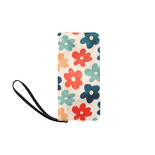 Load image into Gallery viewer, Floral O and B Women's Clutch Purse (Model 1637)
