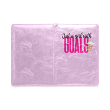 Load image into Gallery viewer, Just A Girl with goals Custom NoteBook A5