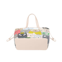 Load image into Gallery viewer, Lots of cats Clover Canvas Tote Bag (Model 1661)