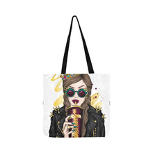 Load image into Gallery viewer, Crossing Lines Reusable Shopping Bag Model 1660 (Two sides)