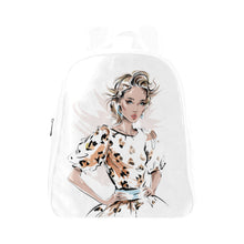 Load image into Gallery viewer, look17 edit School Backpack (Model 1601)(Small)
