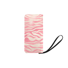 Load image into Gallery viewer, Pink Zebra Women's Clutch Purse (Model 1637)