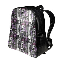 Load image into Gallery viewer, Goth Purple Multi-Pockets Backpack (Model 1636)