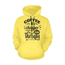 Load image into Gallery viewer, Coffee is cheaper 2 All Over Print Hoodie for Unisex (USA Size) (Model H13)