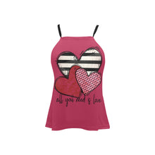 Load image into Gallery viewer, AllYouNeedIsLoveHearts Loose Fit Halter Neck Top (Model T68)