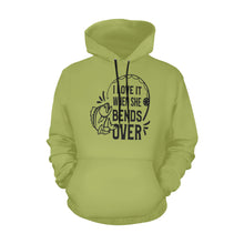Load image into Gallery viewer, I love it when she bends over All Over Print Hoodie for unisex (USA Size) (Model H13)
