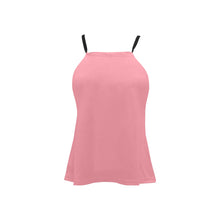 Load image into Gallery viewer, Wild Pink Loose Fit Halter Neck Top (Model T68)