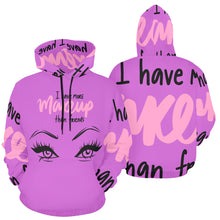 Load image into Gallery viewer, Makeup All Over Print Hoodie for Unisex (USA Size) (Model H13)