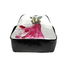Load image into Gallery viewer, Pink Dress Backpack Multi-Pockets Backpack (Model 1636)